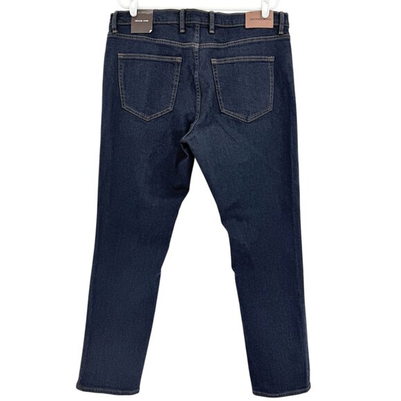 Michael Kors Men's Parker Slim Fit Stretch Blue Denim Jeans Size 36x30 NWT $118 - Picture 2 of 11